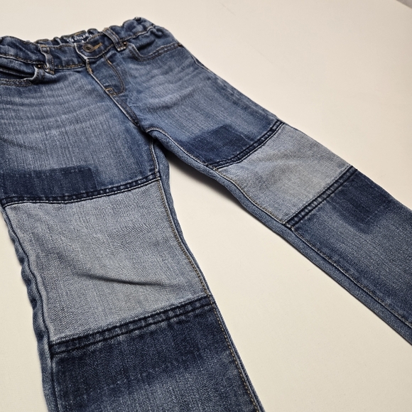 The Children's Place Unisex Patchwork Adjustable Waist Skinny Jeans Size 4t - Picture 2 of 8